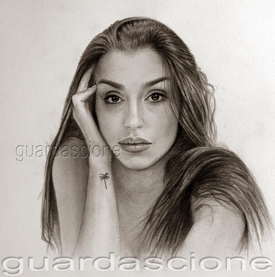 selfie trasformato in quadro dipinto