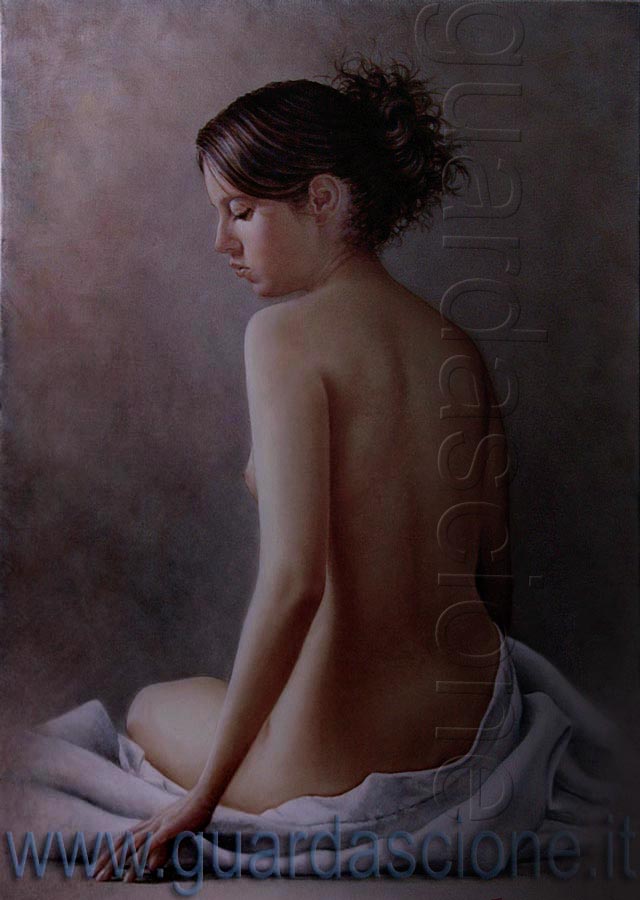 quadro nudo femminile, quadro di donna dipinto, quadri nudi femminili dipinti