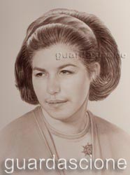 ritratto da vecchia foto antica