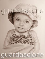 ritratti di bambini su commissione