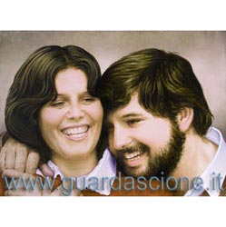 ritratti di fidanzati eseguiti da foto