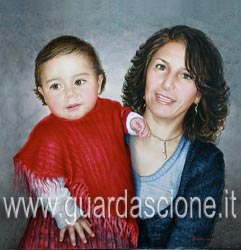 ritratti di bambini con mamma, ritratto di donna con bambino