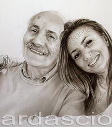 ritratto con mio nonno
