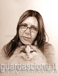 io e il mio gatto ritratti
